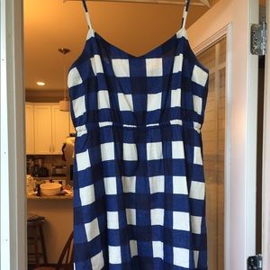 Blue Plaid Gap Dress